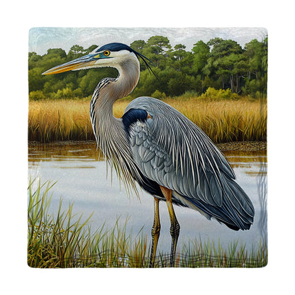 Coastal Marsh Heron | Drink Coaster