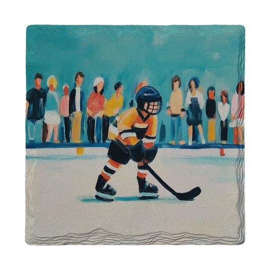 Little Hockey Star | Ceramic Drink Coaster