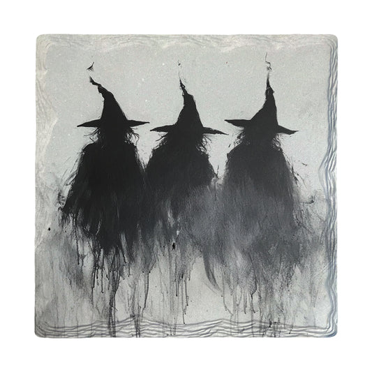 Witches of Halloween | Ceramic Drink Coaster