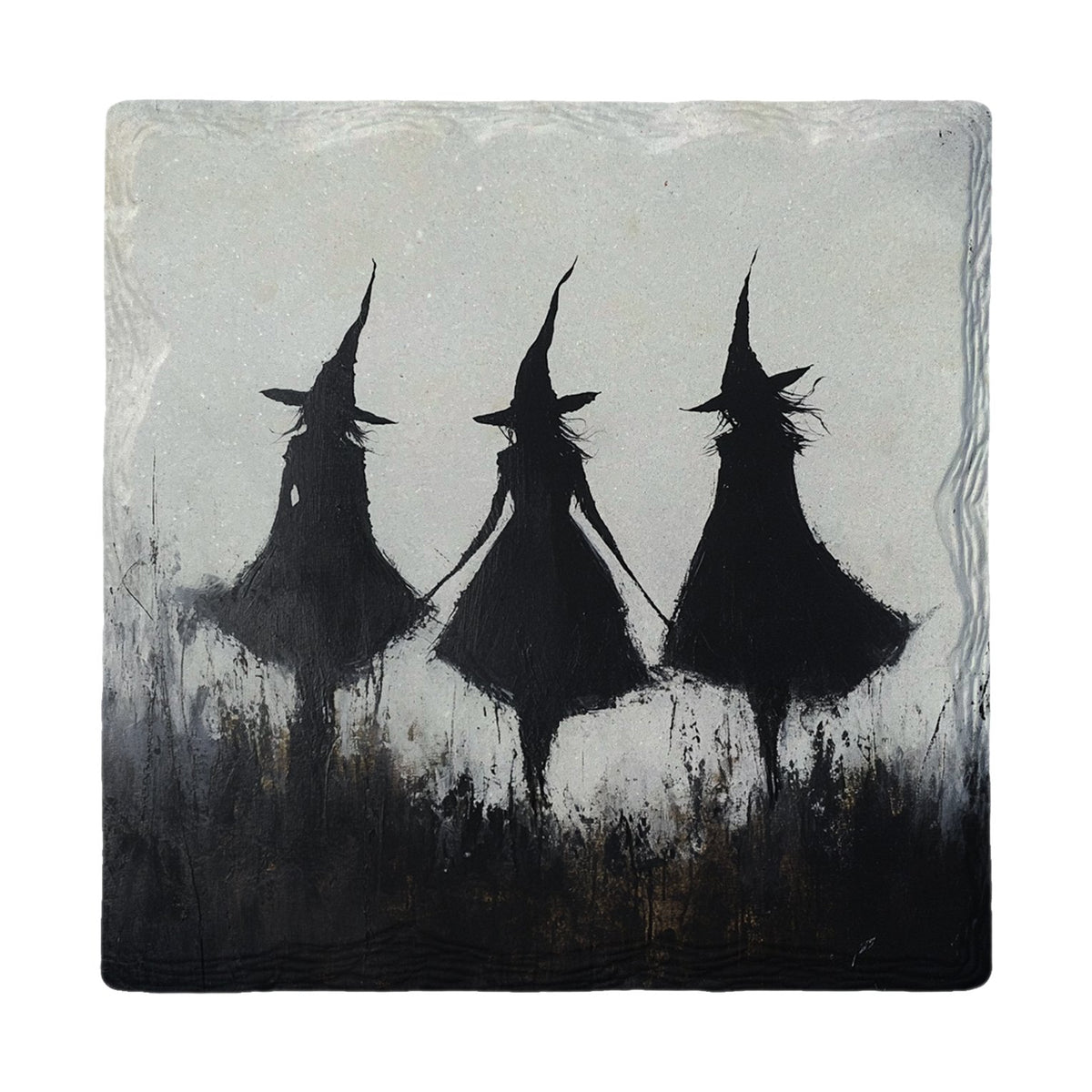 Three Wandering Witches | Ceramic Drink Coaster