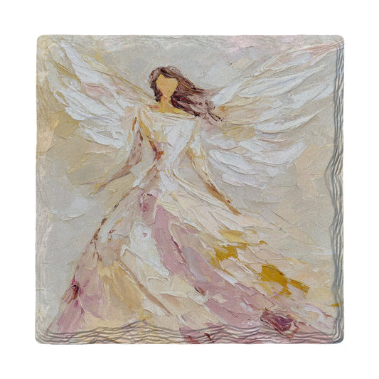 Impasto Angel | Ceramic Drink Coaster