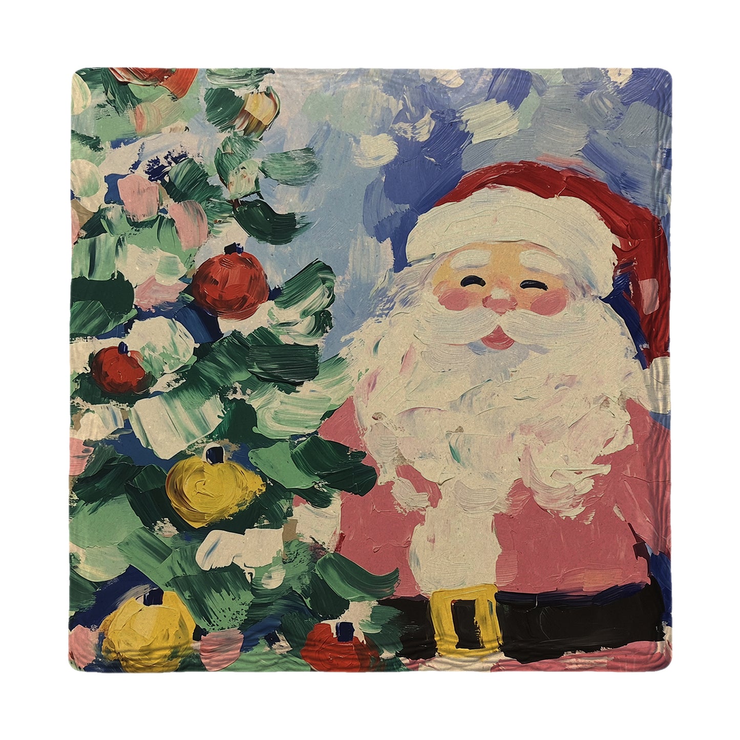 Jolly Ole Santa | Ceramic Drink Coaster