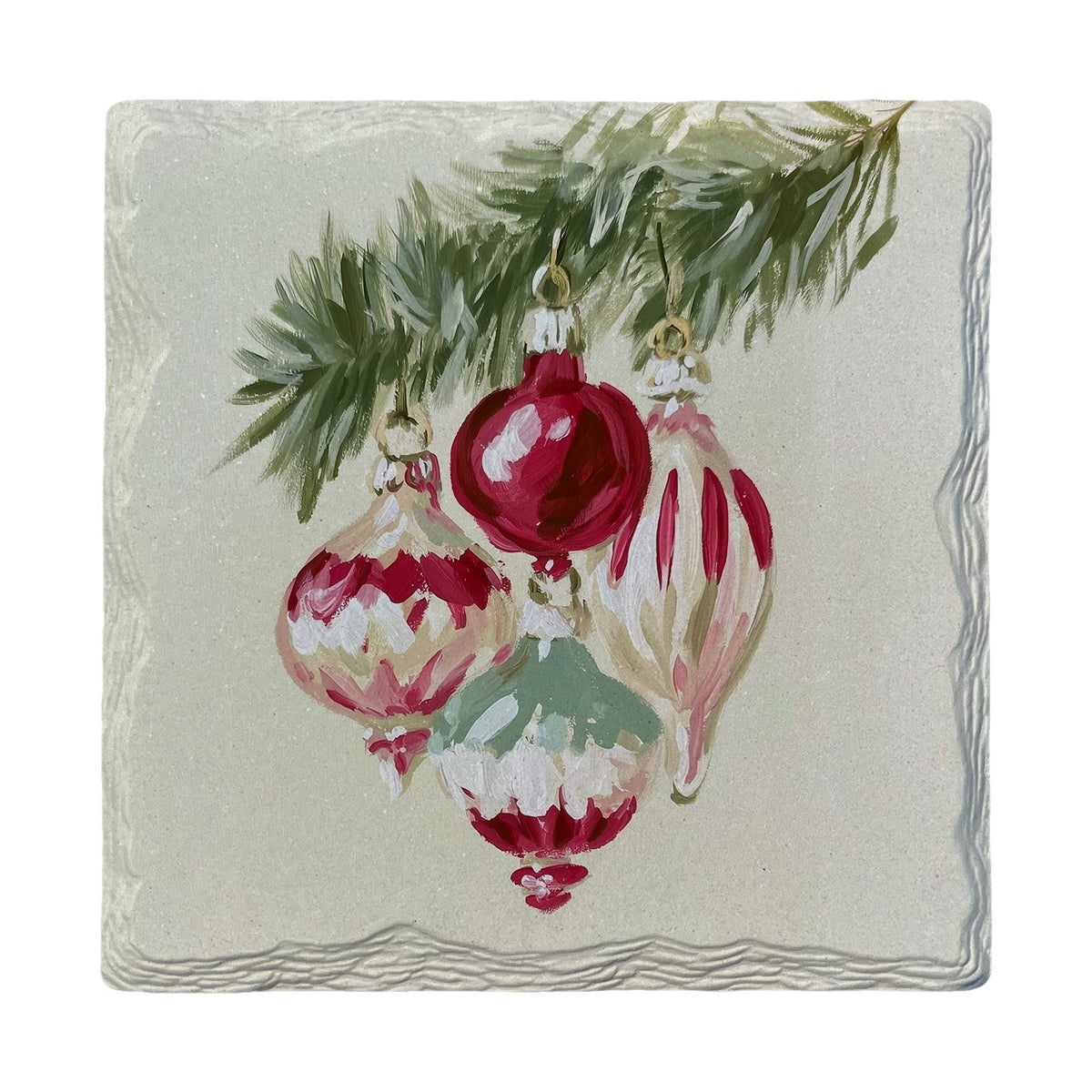 Vintage Finial Ornaments | Absorbent Ceramic Drink Coaster