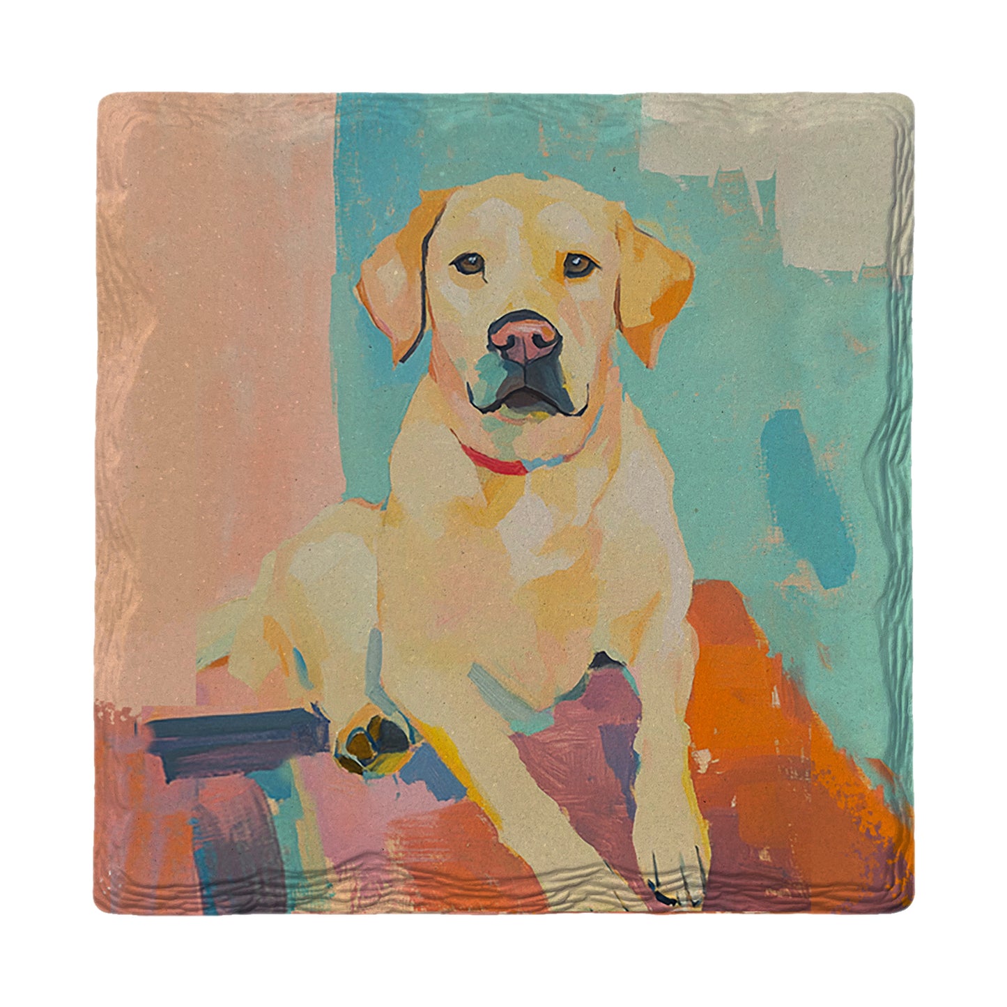 Pastel Yellow Lab | Drink Coaster