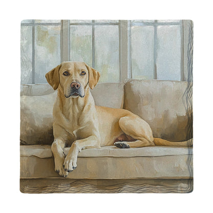 Handsome Yellow Lab | Drink Coaster