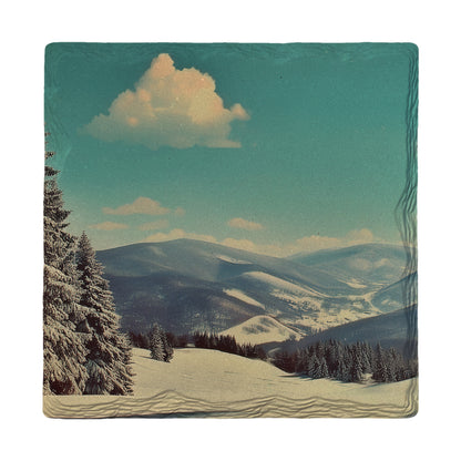 Slope Top View | Ceramic Drink Coaster