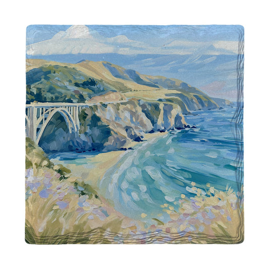 Big Sur Coastal Bridge | Ceramic Drink Coaster
