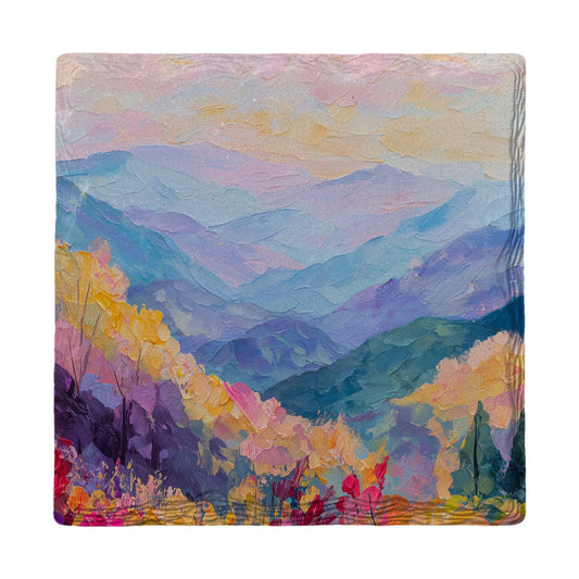 Smoky Mountain Sunrise | Ceramic Drink Coaster
