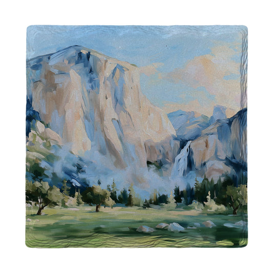 Yosemite Valley Falls | Ceramic Drink Coaster