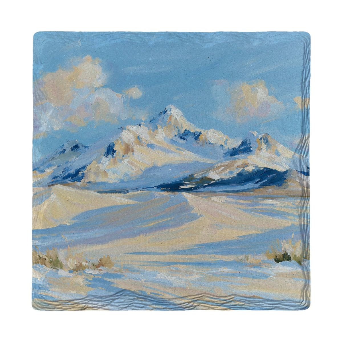 White Sands Mountain View | Ceramic Drink Coaster