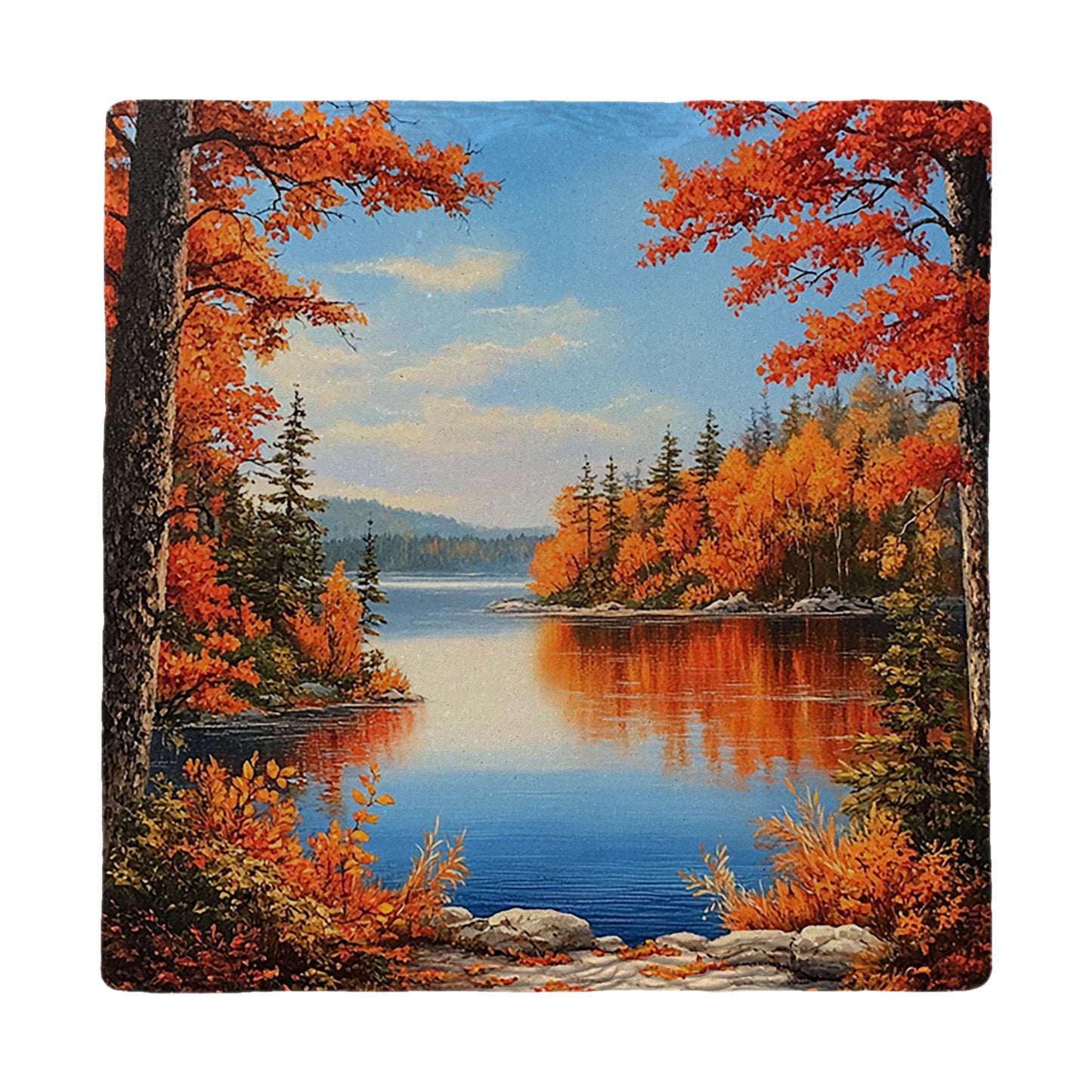 Fall Mountain Lake | Drink Coaster