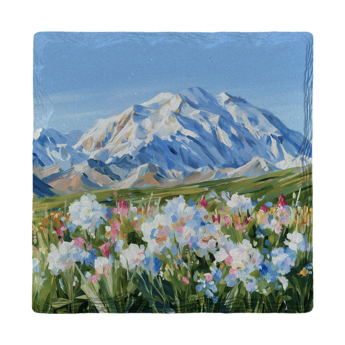 Denali Wildflower Meadow | Absorbent Ceramic Drink Coaster