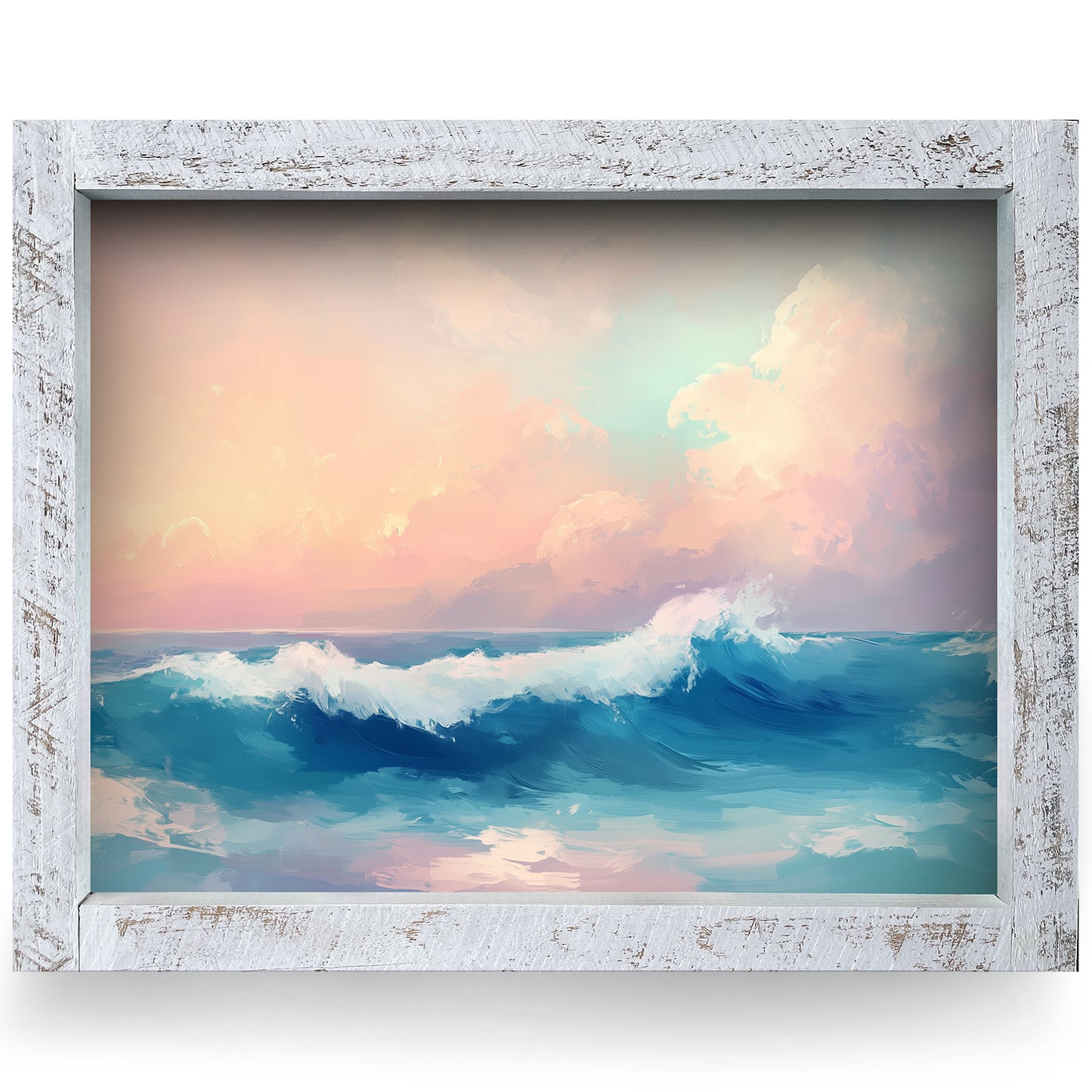 Morning Tide | Real Wood Framed Wall Art Print