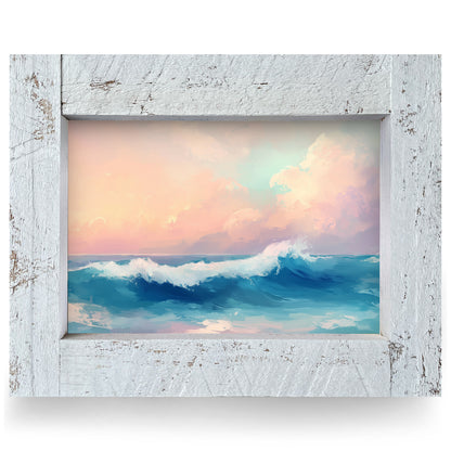 Morning Tide | Real Wood Framed Wall Art Print