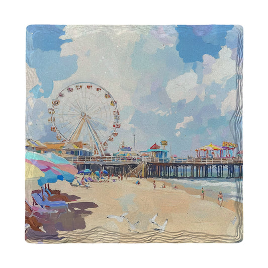 Boardwalk Ferris Wheel | Ceramic Drink Coaster