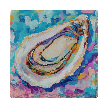 Colorful Oyster | Ceramic Drink Coaster