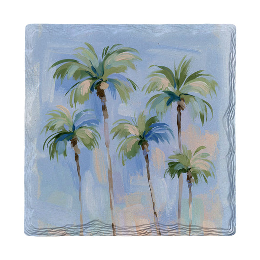 Breezy Palm Trees | Ceramic Drink Coaster