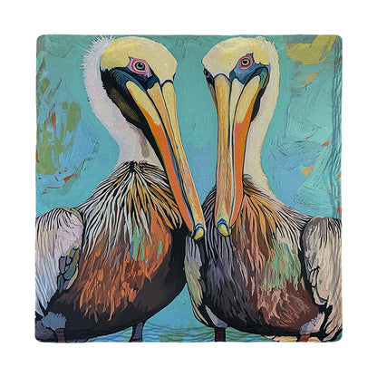 Pelican Duo | Drink Coaster