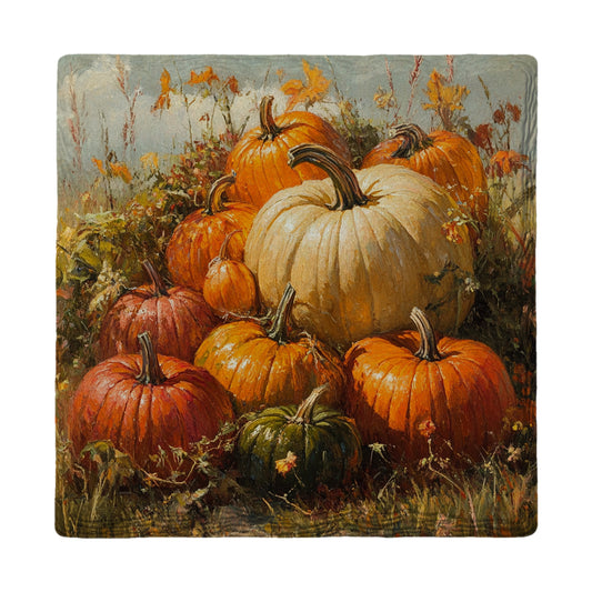 Fall Pumpkin Harvest | Ceramic Drink Coaster