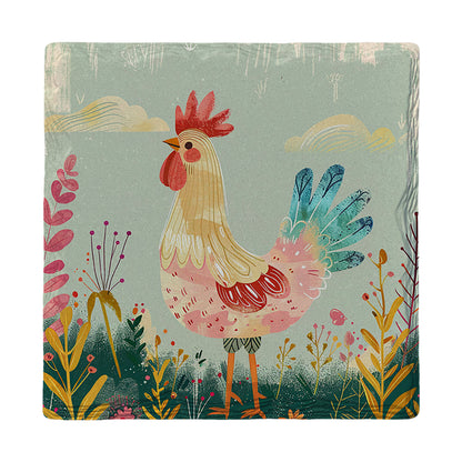 Morning Rooster  | Drink Coaster