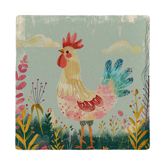Morning Rooster  | Drink Coaster