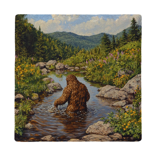 Bigfoot Wildflower Creek | Absorbent Ceramic Drink Coaster