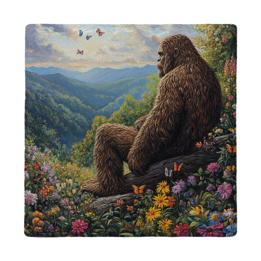 Sasquatch Wildflower Overlook | Ceramic Drink Coaster