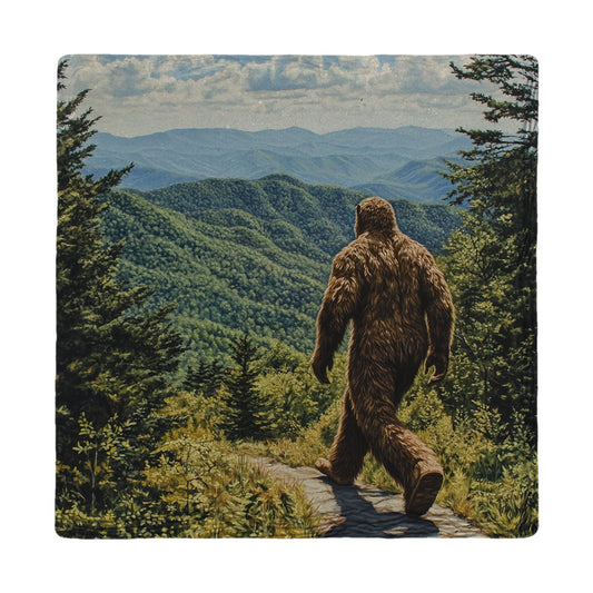 Blue Ridge Bigfoot Hike | Ceramic Drink Coaster