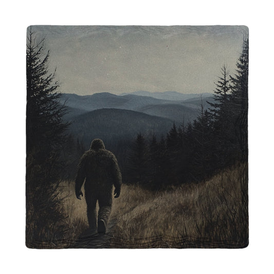 Misty Ridge Sasquatch | Ceramic Drink Coaster