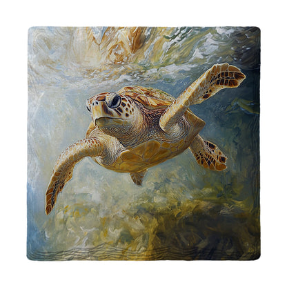 Sea Turtle Dreams | Drink Coaster