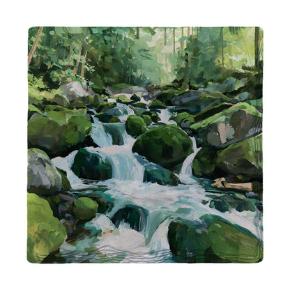 Mountain Stream Waterfall | Absorbent Ceramic Drink Coaster