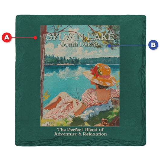 Sylvan Lake Retreat | Ceramic Drink Coaster