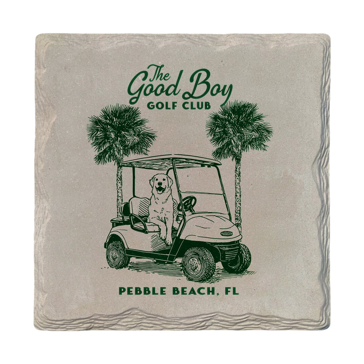 Good Boy Golf Club | Ceramic Drink Coaster
