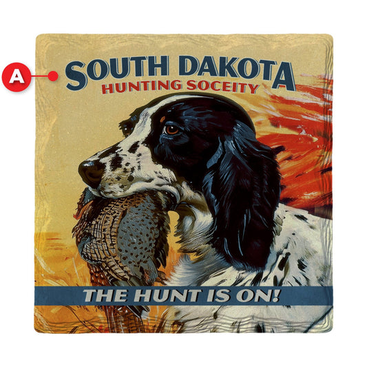 South Dakota Hunting Dog | Ceramic Drink Coaster