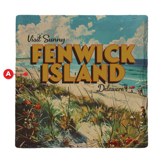 Fenwick Island Dunes | Ceramic Drink Coaster