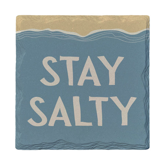 Stay Salty | Ceramic Drink Coaster