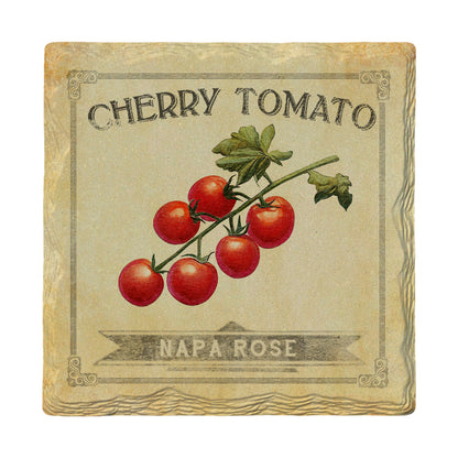 Vintage Cherry Tomato | Drink Coaster