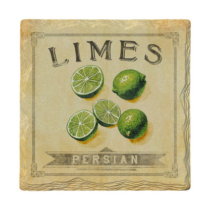 Vintage Limes | Drink Coaster