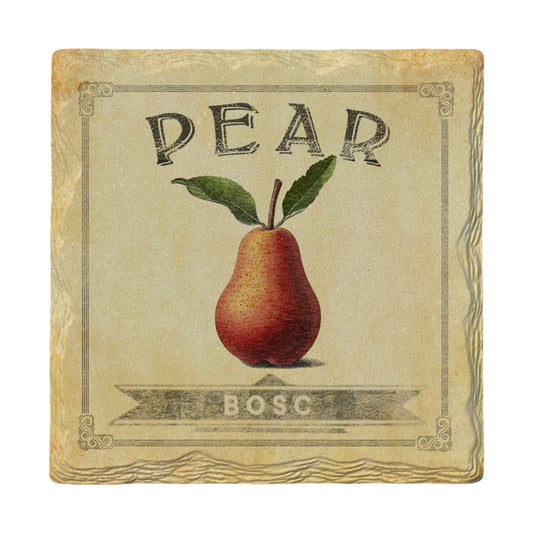 Vintage Pear | Drink Coaster