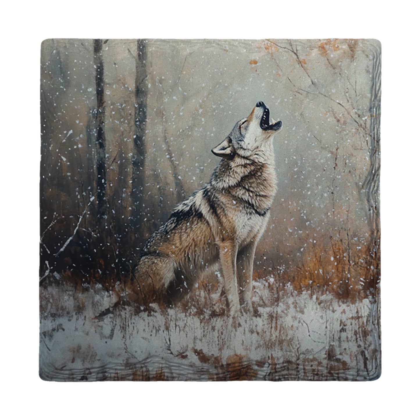 Howlin' Wolf Snowfall | Drink Coaster