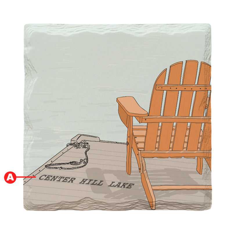 Customizable Adirondack Chair | Drink Coaster