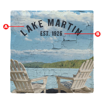 Customizable Adirondack Chairs Paint Chip | Drink Coaster