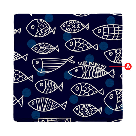 Customizable Swimming Fish | Drink Coaster