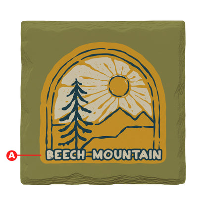 Customizable Mountain Patch | Drink Coaster