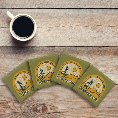 Customizable Mountain Patch | Drink Coaster