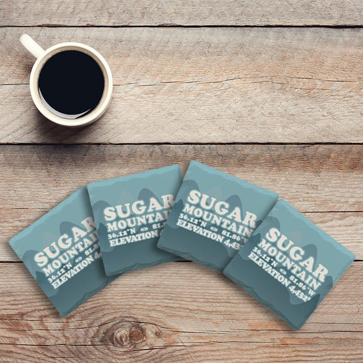 Customizable Fun Mountains | Drink Coaster
