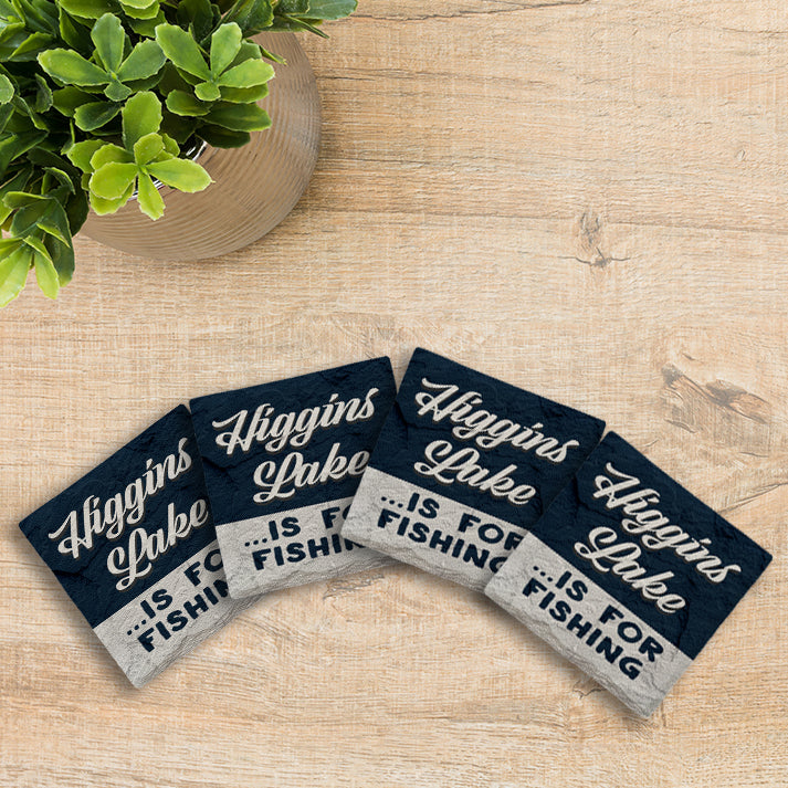 Customizable Navy Blue 'Is For' | Drink Coaster