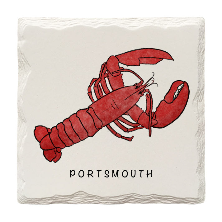 Customizable Lobster Doodle | Drink Coaster