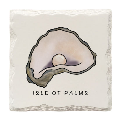 Customizable Oyster Doodle | Drink Coaster