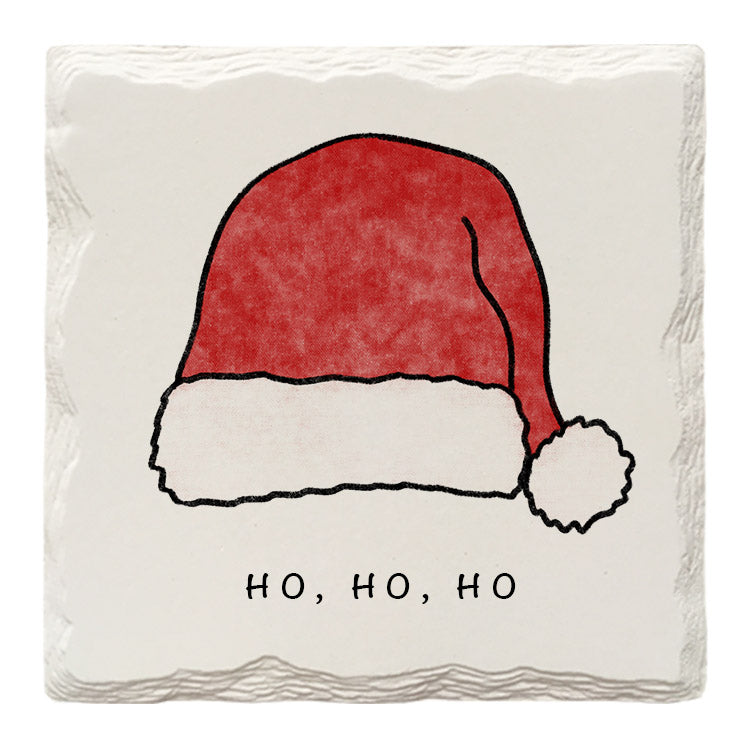 Customizable Santa Hat | Drink Coaster